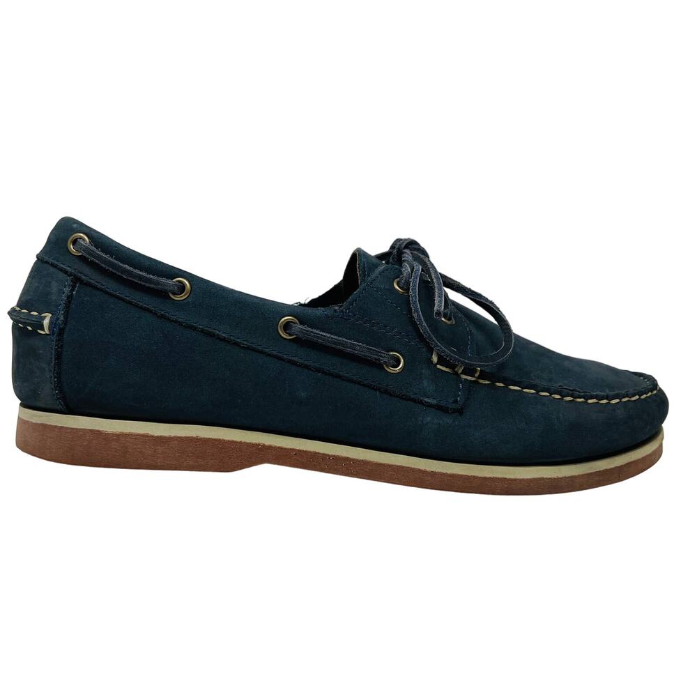Allen Edmonds Sea Foam Insole Boat Shoes Navy - 10